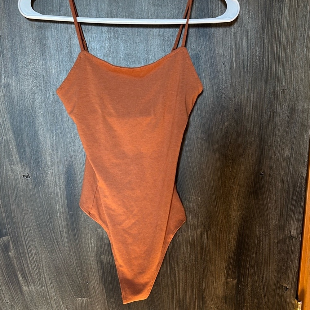 American Eagle Outfitters Terracotta Bodysuit